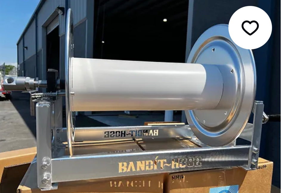 18 Bandit Aluminum Soft Wash Reel – Oklahoma Pressure Wash Store