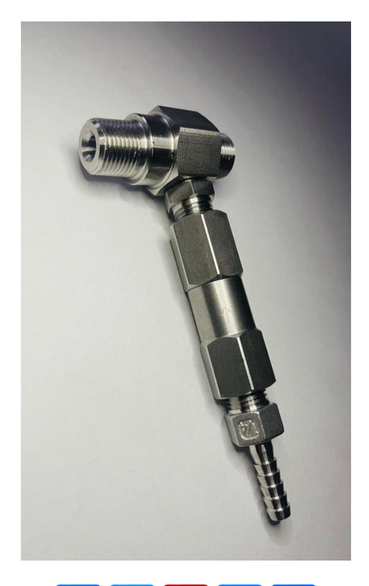 High Draw Check Valve Injector Stainless